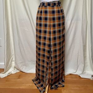 Nasty Gal plaid slacks
